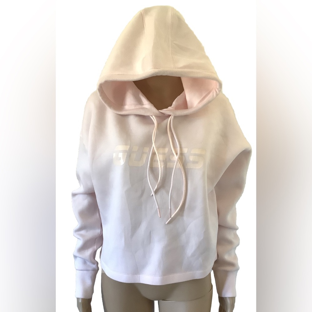 GUESS Sweatshirt Women's Cropped Hoodie Size US Medium new